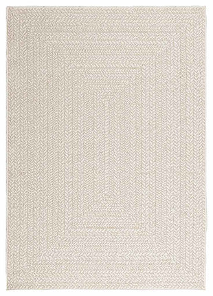 Vloerkleed ZIZUR room binnen en buiten 120x170 cm jute look