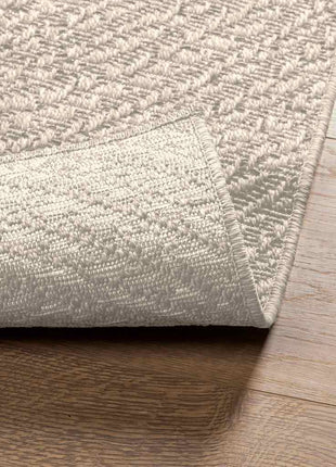 Vloerkleed ZIZUR room binnen en buiten 80x250 cm jute look