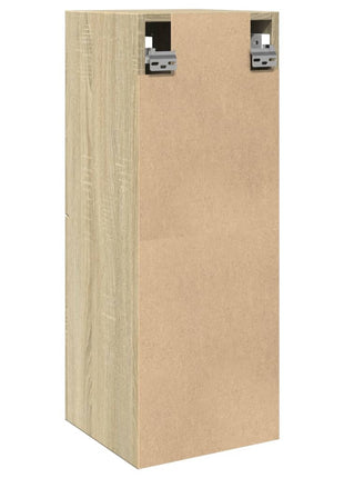 Badkamerkast 30x30x80 cm spaanplaat sonoma eikenkleurig