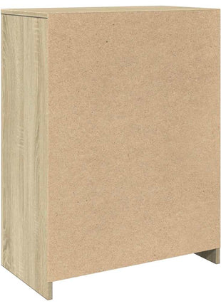 Badkamerkast 60x33x80 cm spaanplaat sonoma eikenkleurig