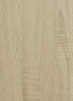 Badkamerkast 30x30x100 cm bewerkt hout sonoma eikenkleurig