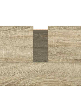 Badkamerkast 58x33x60 cm bewerkt hout sonoma eikenkleurig