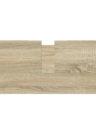 Badkamerkast 80x33x60 cm bewerkt hout sonoma eikenkleurig
