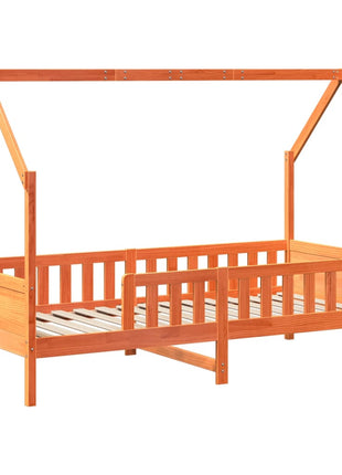 Bedhuis wasbruin massief grenenhout 90x200 cm