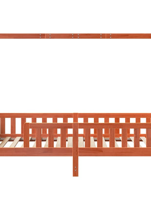 Bedhuis wasbruin massief grenenhout 80x200 cm