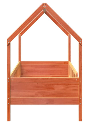 Bedhuis wasbruin massief grenenhout 80x200 cm