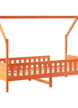 Bedhuis wasbruin massief grenenhout 80x200 cm