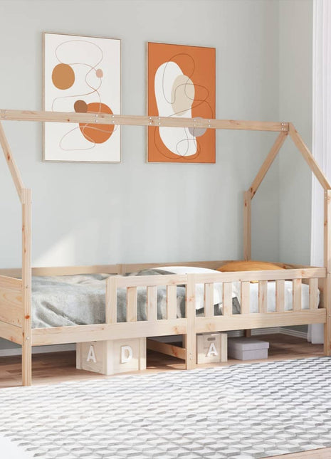 Bedhuis massief grenenhout 90x190 cm