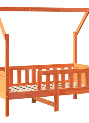 Bedhuis wasbruin massief grenenhout 80x160 cm