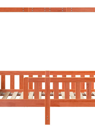 Bedhuis wasbruin massief grenenhout 80x160 cm