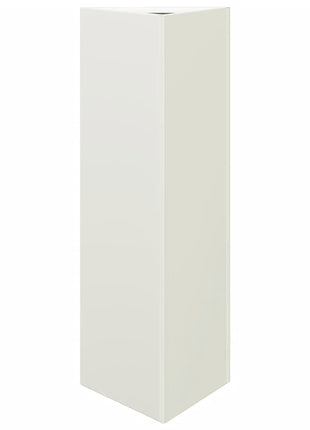 Plantenbak driehoek 30x26x75 cm staal wit