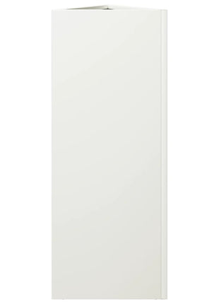 Plantenbak driehoek 30x26x75 cm staal wit