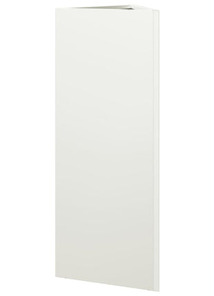 Plantenbak driehoek 30x26x75 cm staal wit