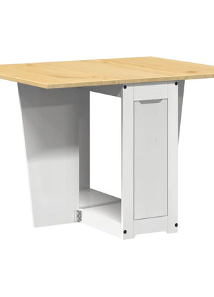Eettafel Corona inklapbaar massief grenenhout wit