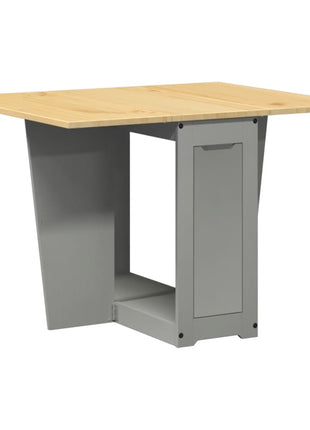 Eettafel Corona inklapbaar massief grenenhout grijs