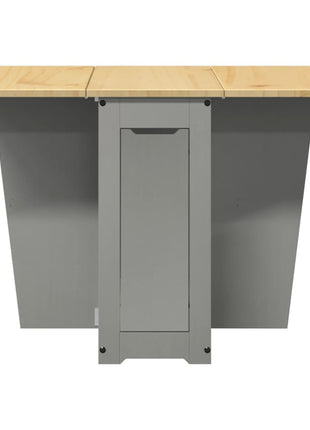 Eettafel Corona inklapbaar massief grenenhout grijs