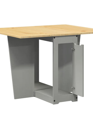 Eettafel Corona inklapbaar massief grenenhout grijs