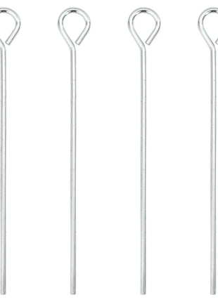 Badmintonset met 4 rackets en net 620x151 cm