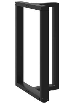 Bartafelpoten 2 st T-vormig 60x35x(90-91) cm staal zwart