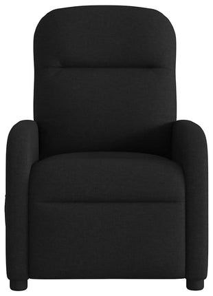 Fauteuil verstelbaar stof zwart