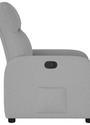Fauteuil verstelbaar stof wolk grijs