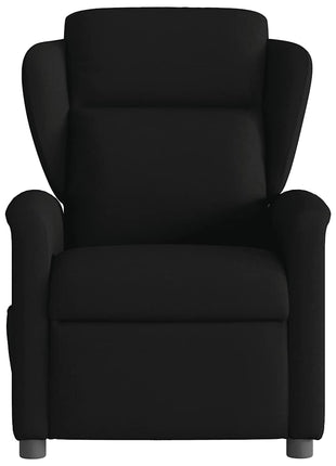 Fauteuil verstelbaar stof zwart