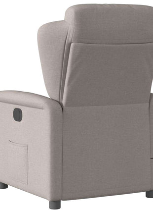 Massagestoel verstelbaar stof taupe
