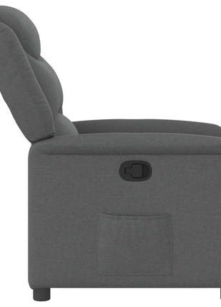 Fauteuil verstelbaar stof donkergrijs