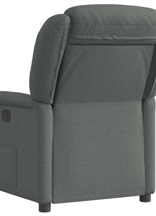 Fauteuil verstelbaar stof donkergrijs