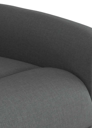 Fauteuil verstelbaar stof donkergrijs