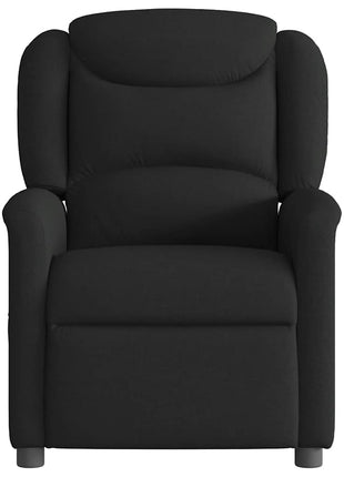 Fauteuil verstelbaar stof zwart