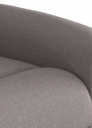 Fauteuil verstelbaar stof taupe