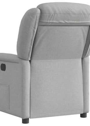 Fauteuil verstelbaar stof wolk grijs