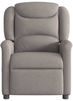 Massagestoel verstelbaar stof taupe