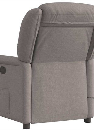 Massagestoel verstelbaar stof taupe