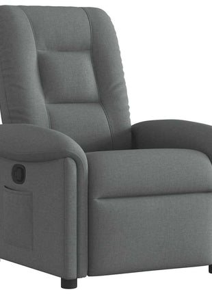 Fauteuil verstelbaar stof donkergrijs