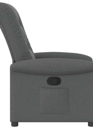 Fauteuil verstelbaar stof donkergrijs