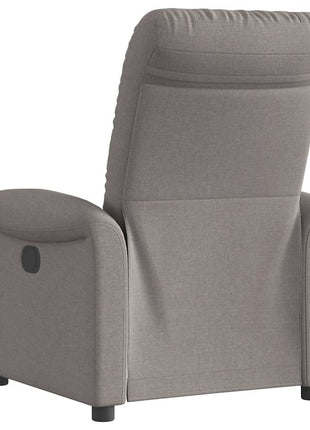 Fauteuil verstelbaar stof taupe