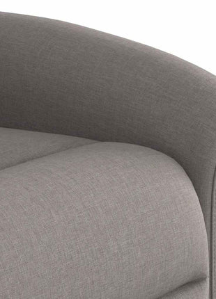 Fauteuil verstelbaar stof taupe
