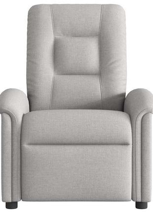 Fauteuil verstelbaar stof wolk grijs