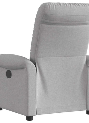 Fauteuil verstelbaar stof wolk grijs