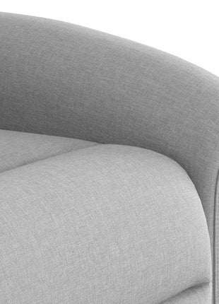 Fauteuil verstelbaar stof wolk grijs