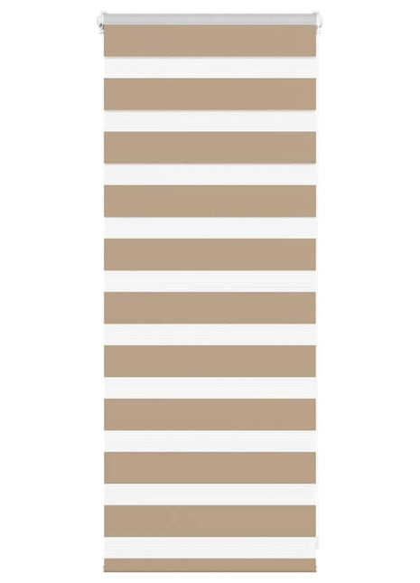 Zebra Blind 60x100 cm stofbreedte 55,9 cm polyester zandbruin