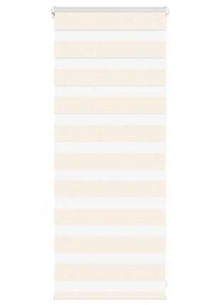 Zebra rolgordijn 65x100 cm stofbreedte 60,9 cm marmerbeige