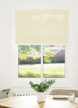 Plissé rolgordijn 90x100 cm stofbreedte 89,4 cm polyester crème