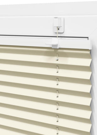 Plissé rolgordijn 90x100 cm stofbreedte 89,4 cm polyester crème