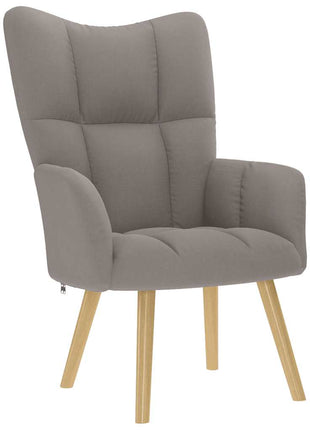 Relaxstoel stof taupe