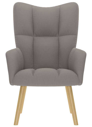 Relaxstoel stof taupe