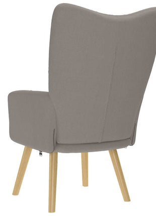 Relaxstoel stof taupe