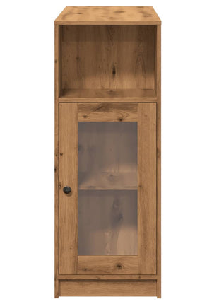 Bartafel met rekken 101x40x103,5 cm hout artisanaal eikenkleur